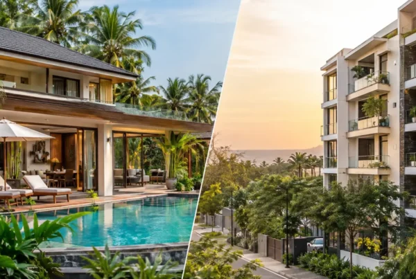 Luxury Villa vs Apartment Near Goa